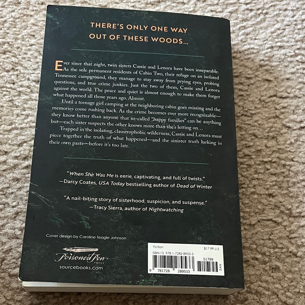 When She Was Me by - Green Cover Paperback - Picture 2 of 6